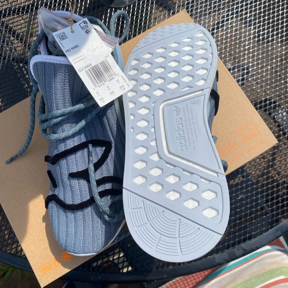 Adidas [8.5] Pharrell x BBC Ice Cream NMD HU - ‘Running Dog’ Space Gray GX3066 - Picture 4 of 6